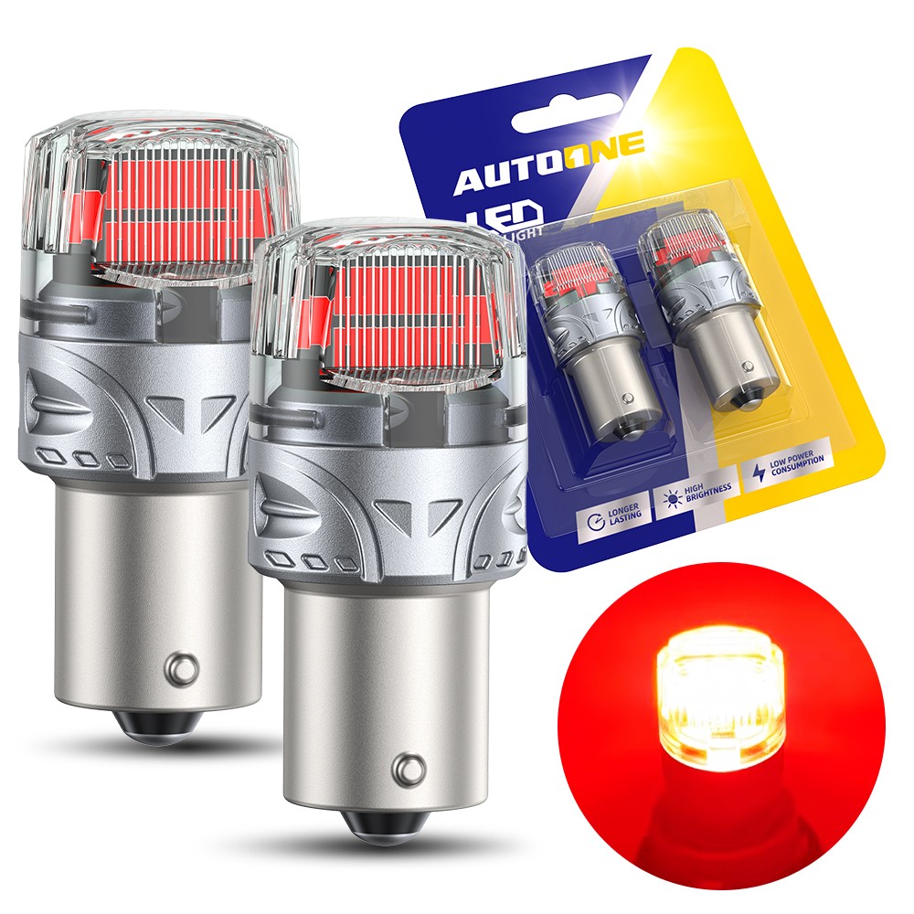 1156 BAU15S 7507 Red White Golden Yellow CANBUS Turn Signal LED Bulbs Light