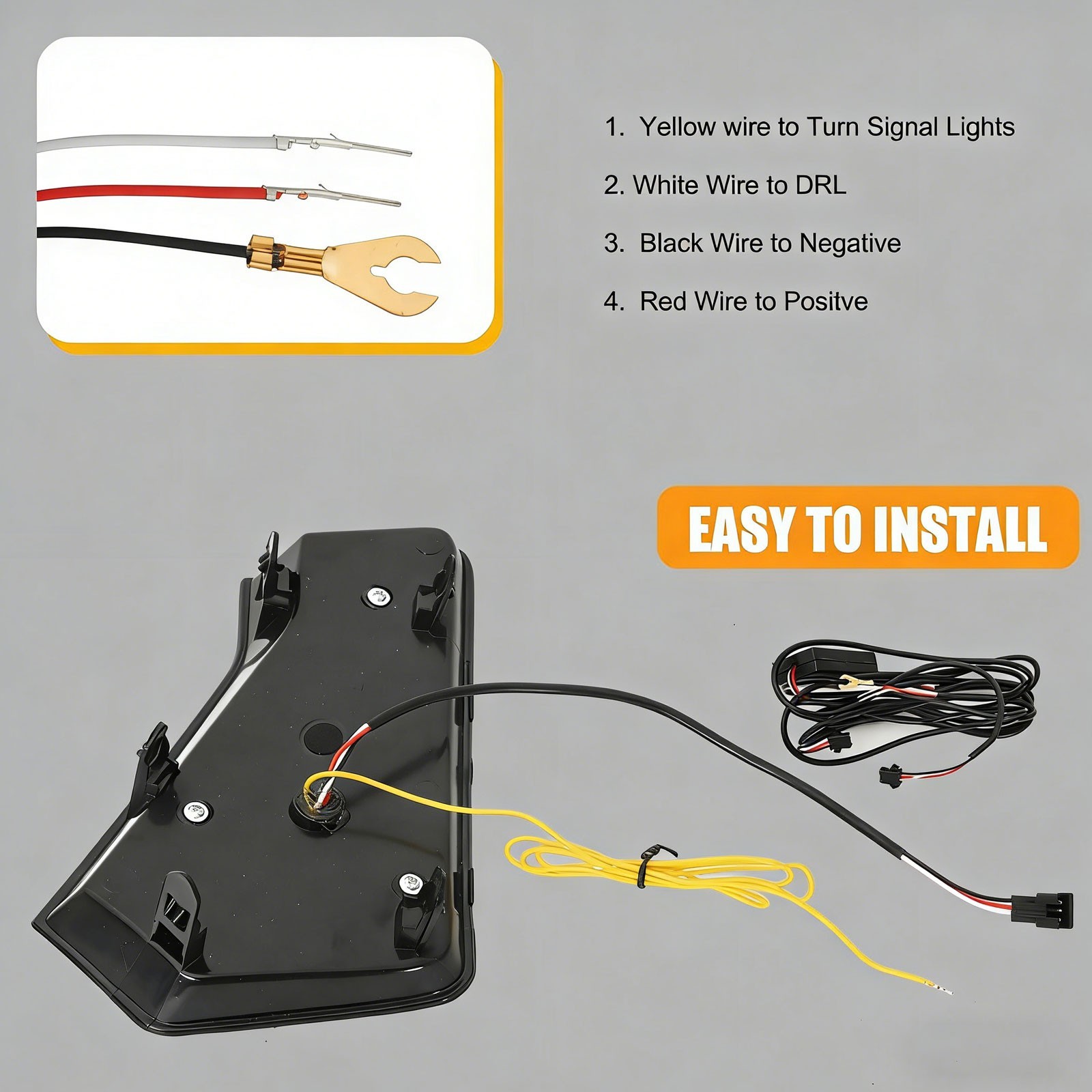 LED DRL Daytime Running Light Fog Lamp Accessories For Toyota Tacoma 2024-2025dY