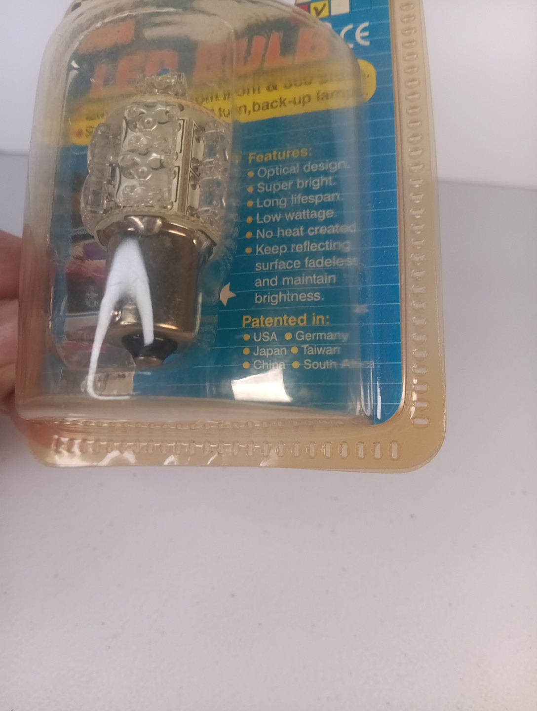 BRITE-LITE 360 1156A 12V. LED WHITE TAIL LIGHT BULB 1 Bulb