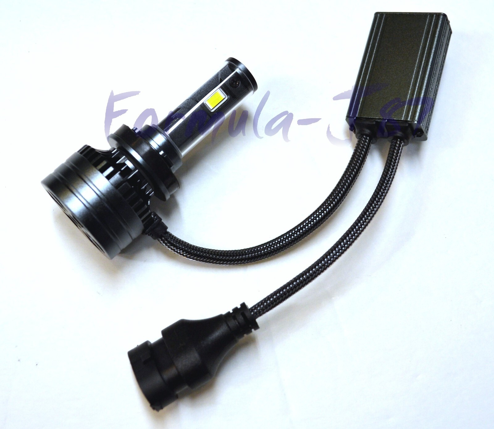 LED Kit F15 140W H11 Lime Yellow Two Bulbs Fog Light Replacement Plug Play Lamp