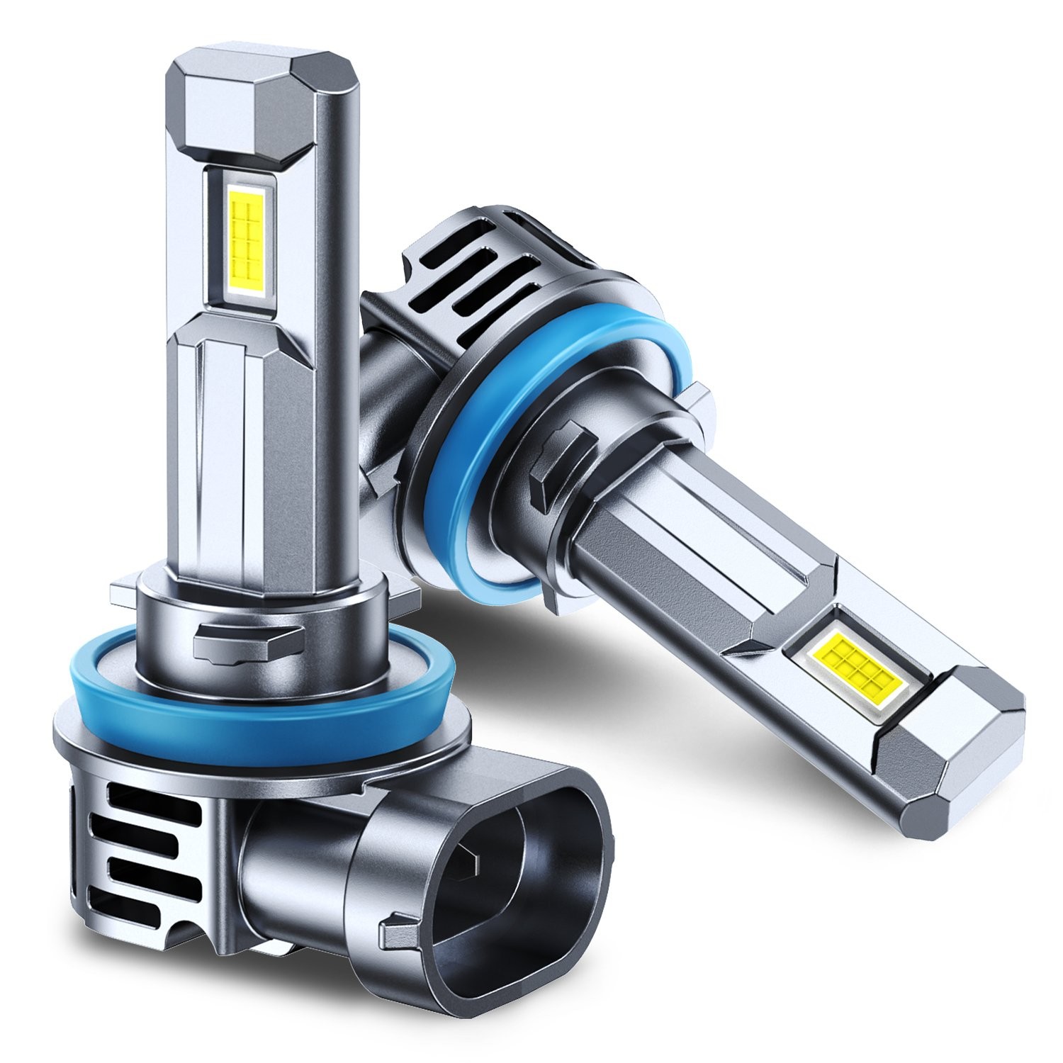 H11/H8/H9 White 6500K 24000LM LED Headlight Bulbs High Low Beam Canbus 2-20X 20S