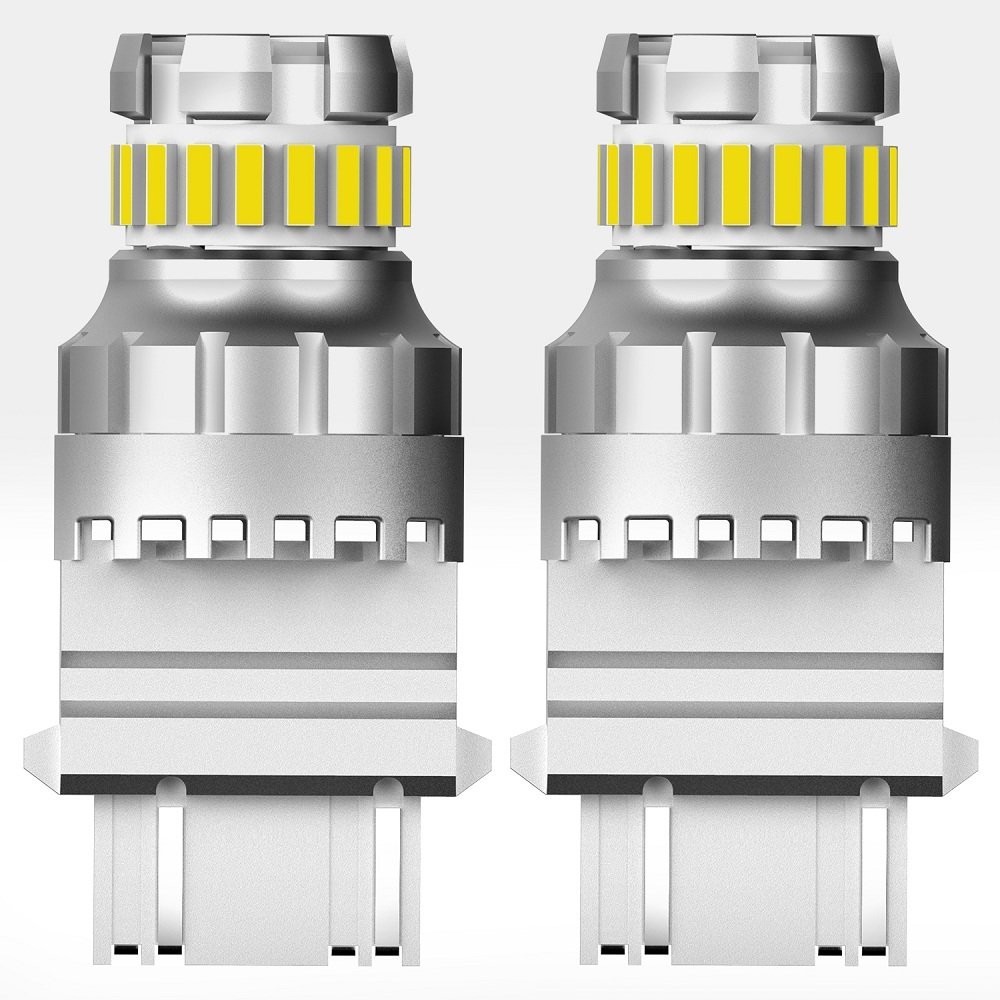 2x 3157 3156 LED Reverse Backup Turn Signal DRL Light Bulbs 6500K White CANBUS