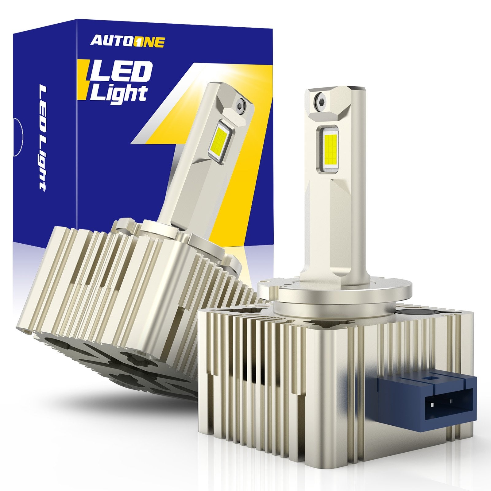 LED Headlight Bulb D3S D3R High Low Beam HID Xenon Conversion Kit 24000lm 2pcs C