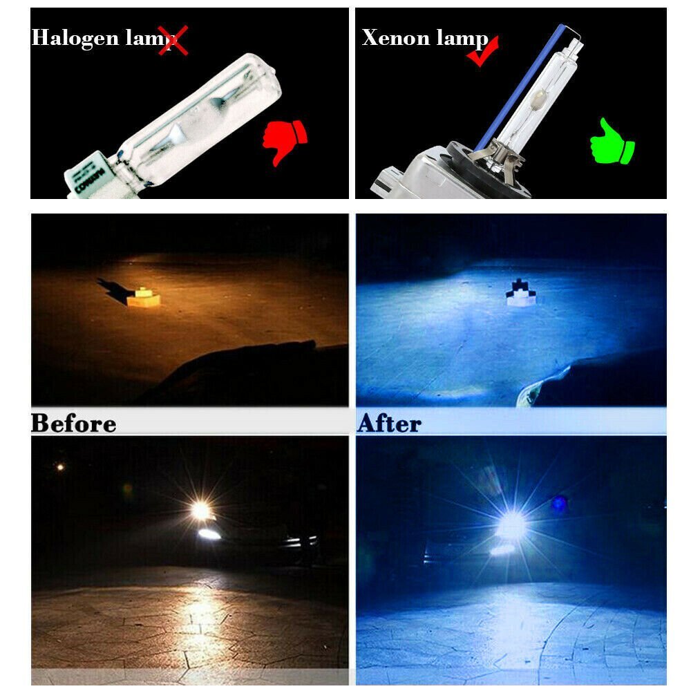 D1S HID Xenon Bulbs 8000K for Cadillac Escalade ESV EXT 2003-14 Headlight Hi/Lo