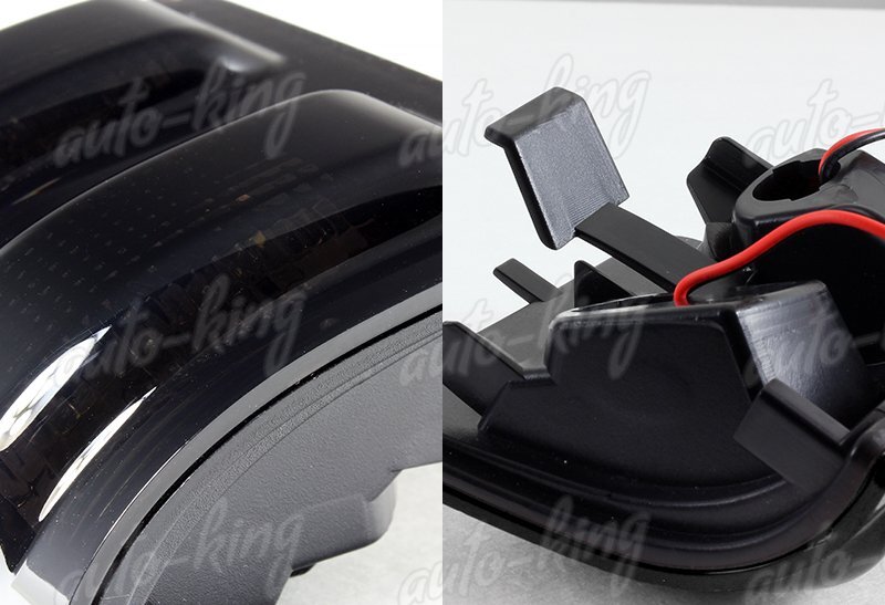 SMOKE LENS SIDE MIRROR AMBER LED TURN SIGNAL LIGHTS FIT 08-16 FORD SUPER DUTY