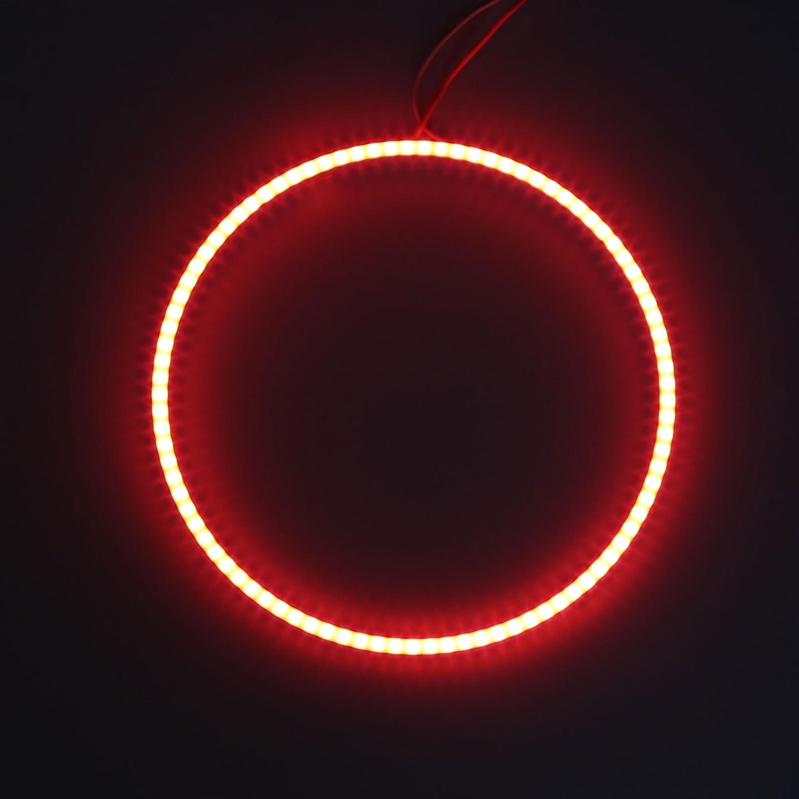 DC 12V Car Vehicle 140MM Dia Red LED Ring Driving Light