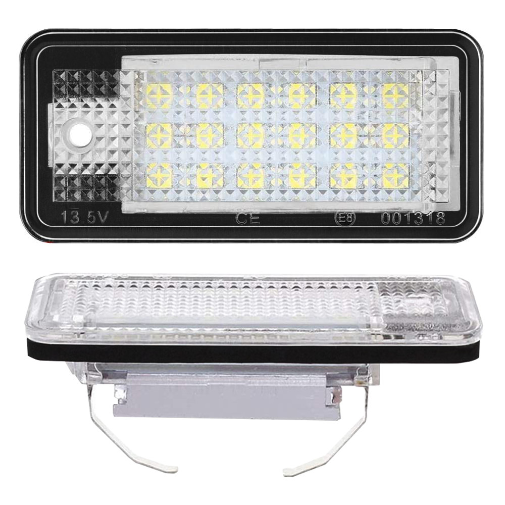 For Audi A4/S4/B6 S6 A3/S3 Q7 A8/S8D3 LED License Plate Light White X2 800LM US