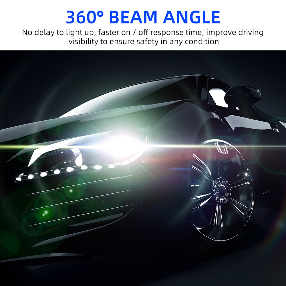 IP68 Waterproof For Chevy 2003-2005 2006 6000k LED Headlights+Fog Light Bulbs US