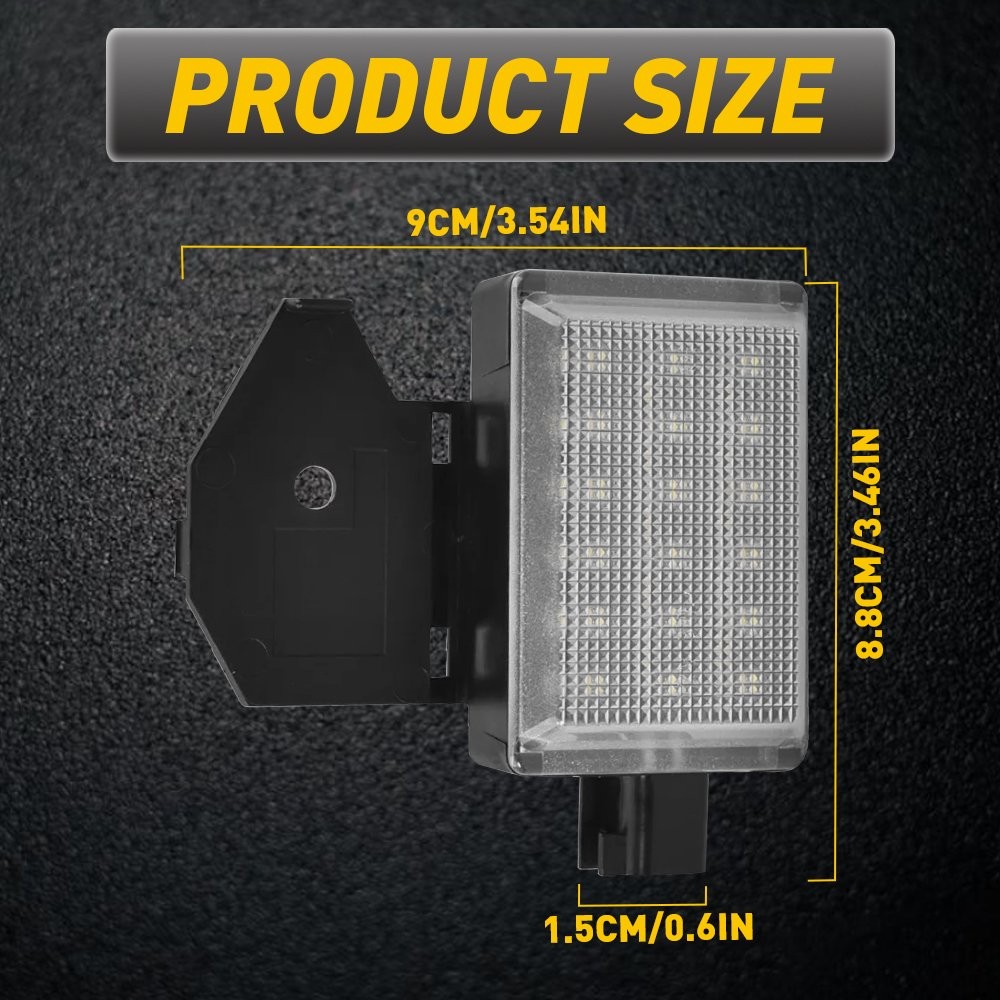 [BRIGHT]Underhood Hood Courtesy LED Lamp Light For Ram Wrangler Grand Cherokee V