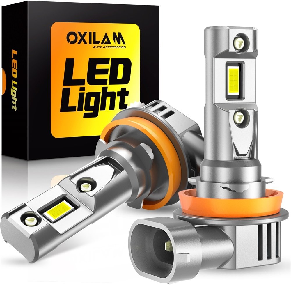 OXILAM Canbus H11 H9 H8 LED Headlight Bulbs Hi Low Beam 60W 60000LM Super Bright