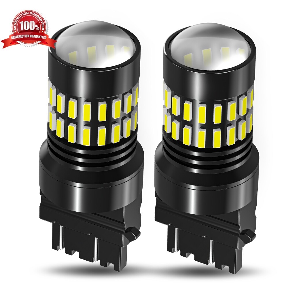 AUXITO 3157 3156 LED Reverse Backup Light Bulbs Super Bright White 6000K 2400LM