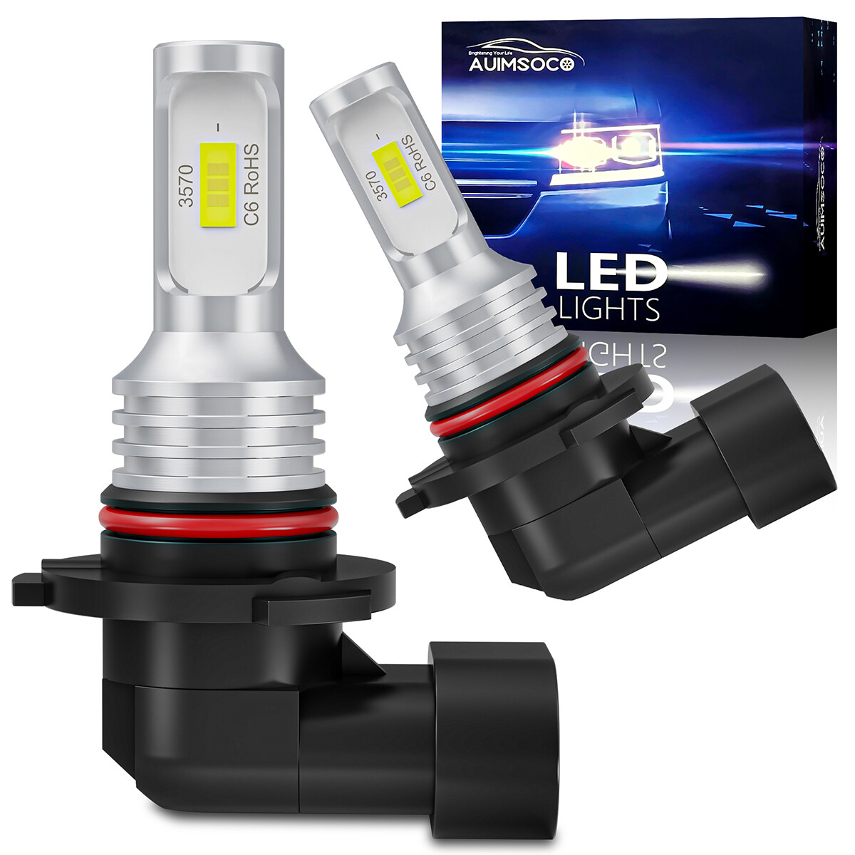 For Chevrolet Silverado 1500 HD 2001-2002 6x LED Headlight Fog Light Cool White