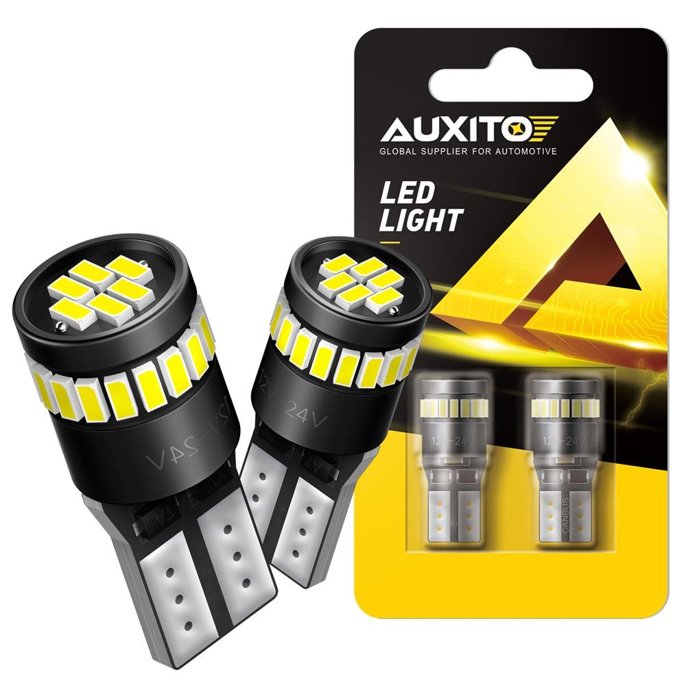White T10 194 168 W5W 24SMD LED License Plate Inside Light Bulb Kit 6000K 2-20X