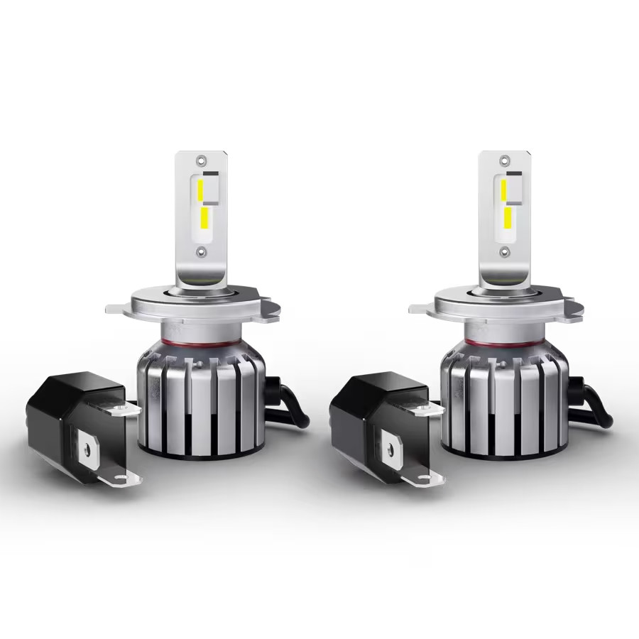 2x OSRAM LEDriving HL BRIGHT H4/H19 P43t/PU43t-3 6000K White Bulbs Off Road only