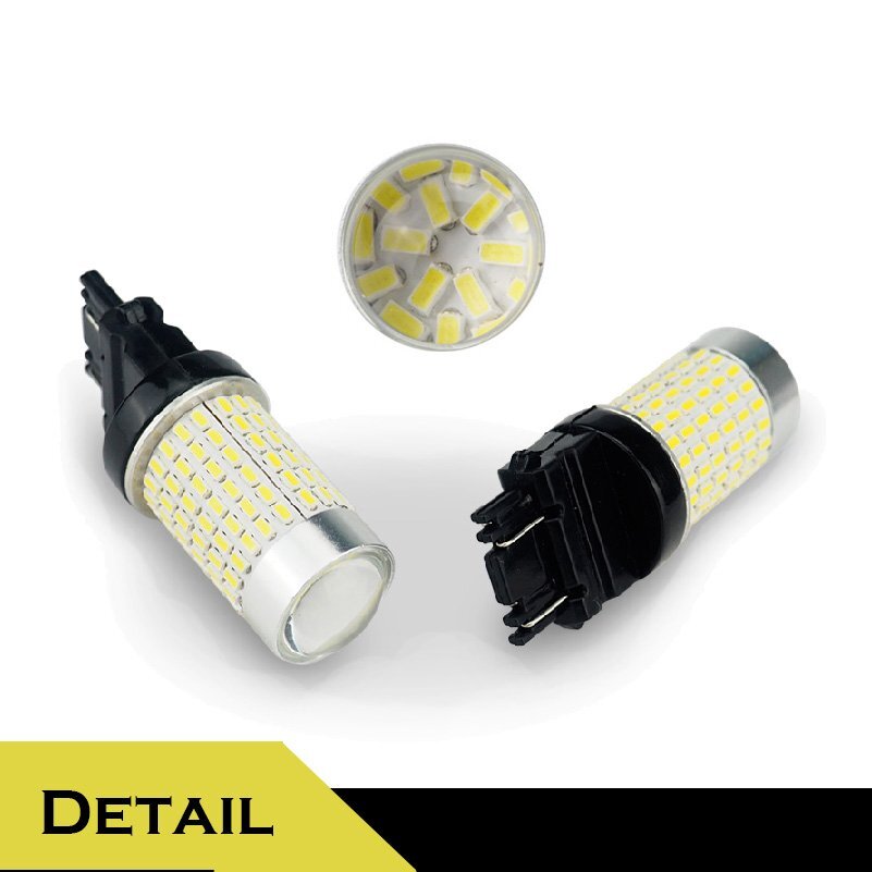 3157 3156 6000K High Power LED Projector Reverse Backup Light Bulb 2800LM 2/4x
