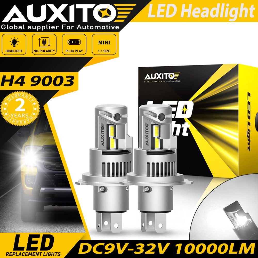 2X H4 9003 LED Headlight Bulbs Kit Light High Low Beam 6000K HB2 7000LM 90W Q16