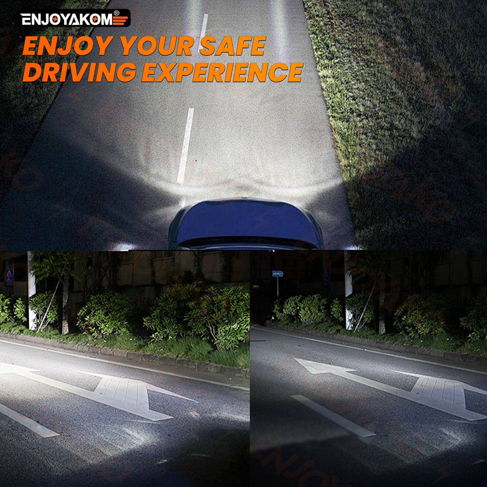 For Mini Cooper 2002-2006 HID CSP LED Headlight High Low Beam Bulbs Kit 30000lm