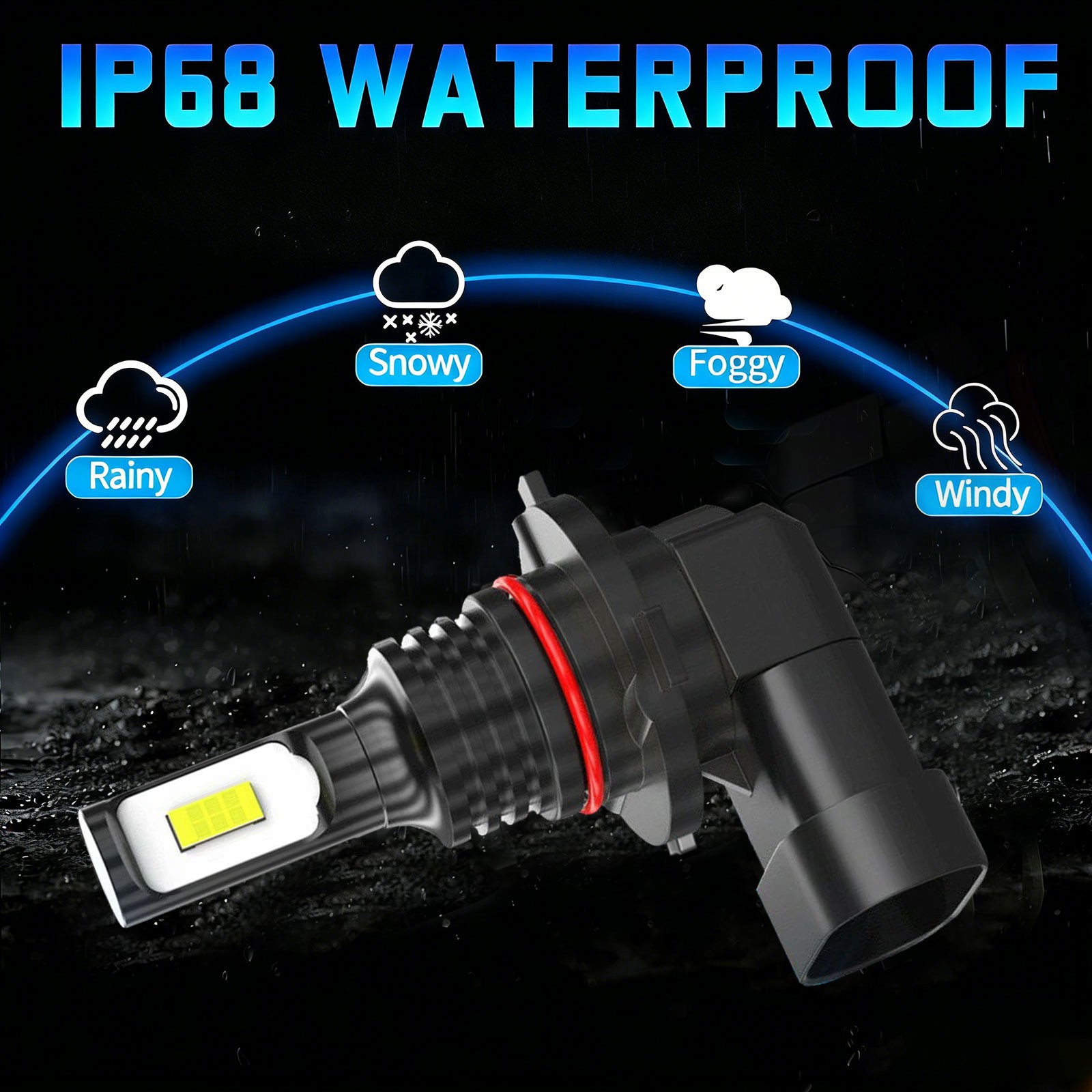 For Buick Encore 2013-2021 4X Combo LED Headlight Hi/Lo Beam Bulbs Lamp 9005+H11