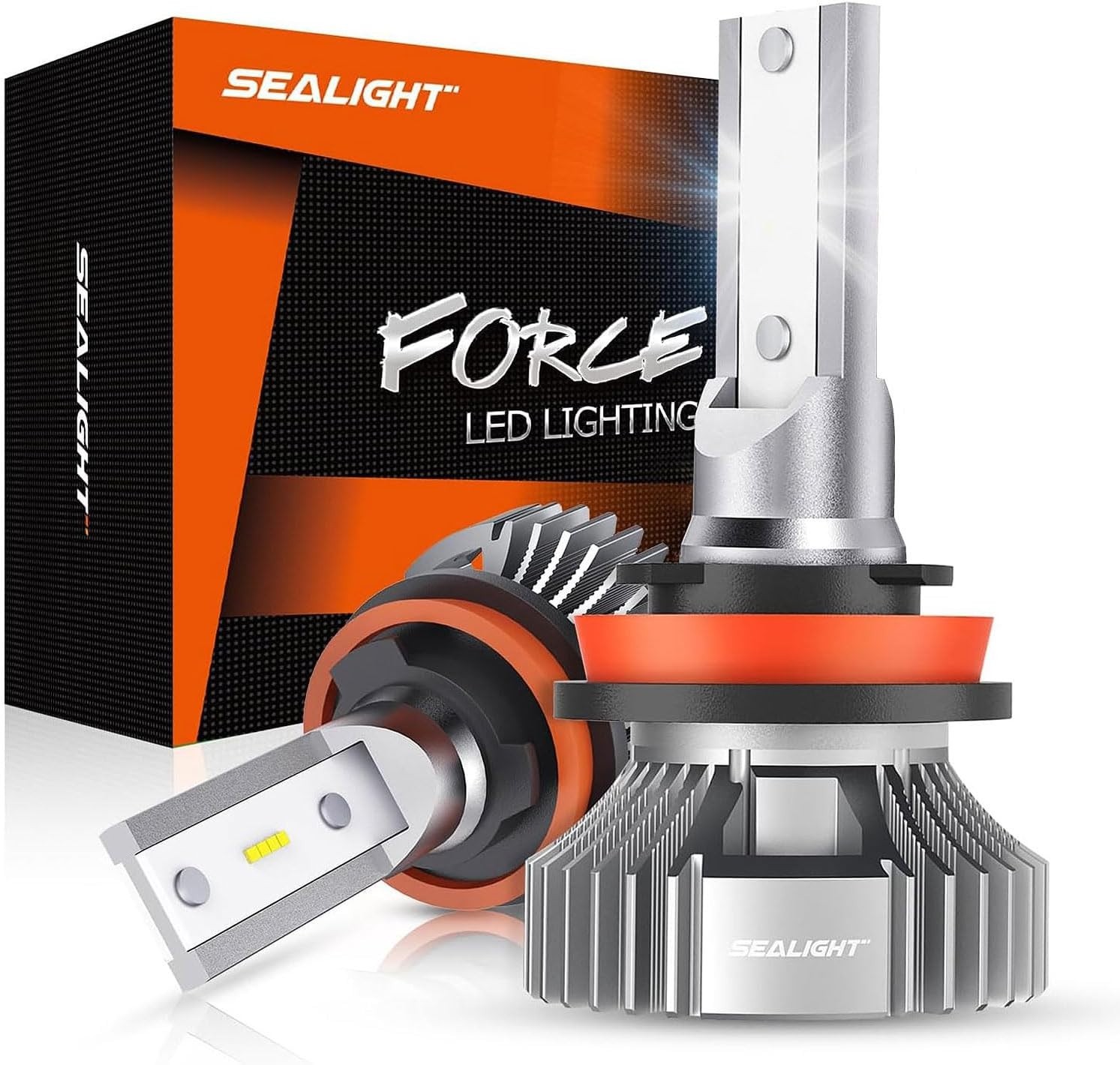 H11 H8 H16 Waterproof LED Fog Bulbs – 50,000hrs Lifespan, 400% More Brightness