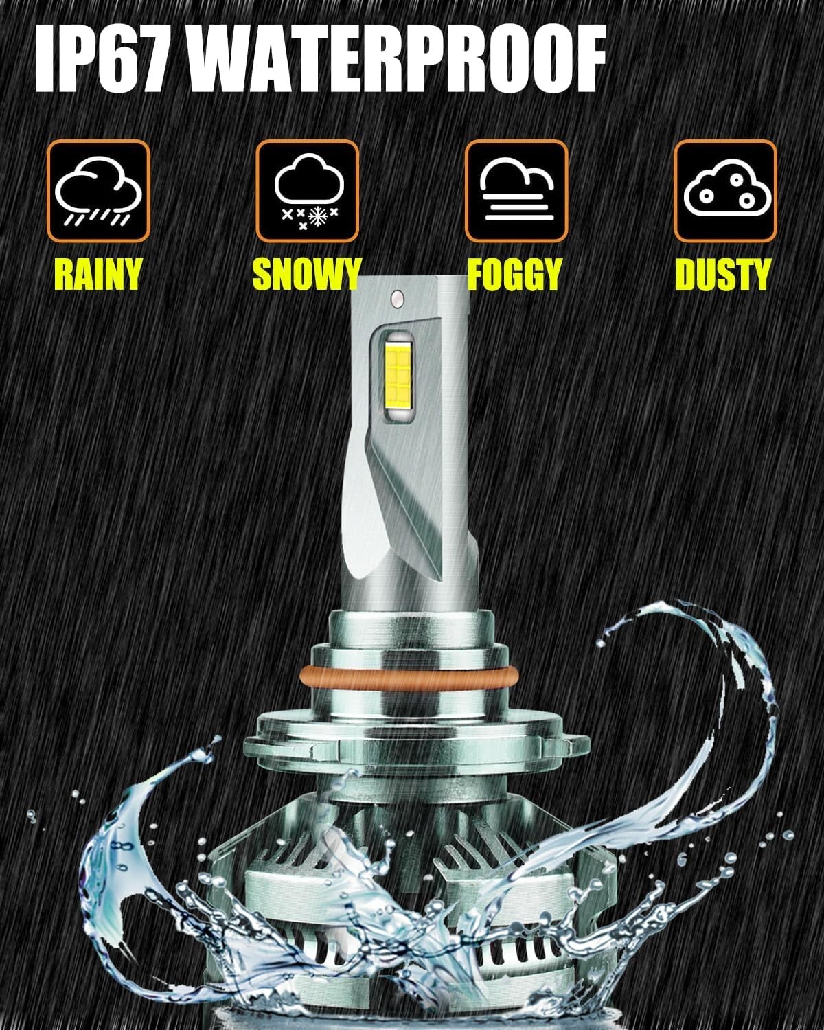 9005/HB3 H11 Bulbs Combo H8 H9 Fog Bulb, Super Brightness 200W 40000LM H11 and 9