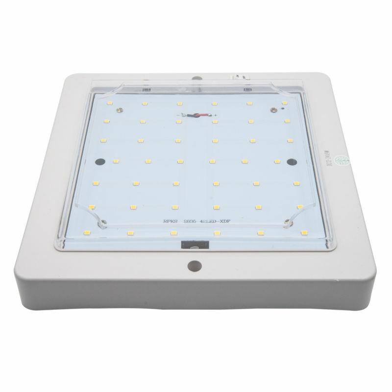 Universal DC 12-24V White 9W LED Dome Roof Lamp Ceiling Interior Reading Light