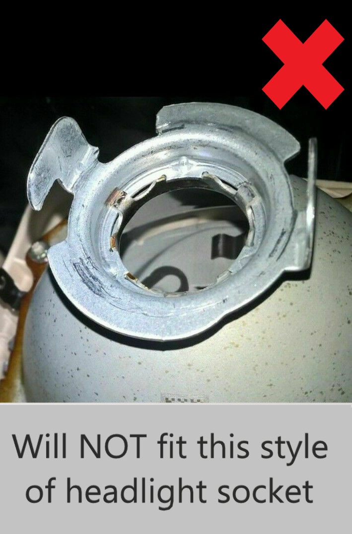 2x H7 Halogen Headlight Bulb Retaining Brackets for VW. Audi and other makes
