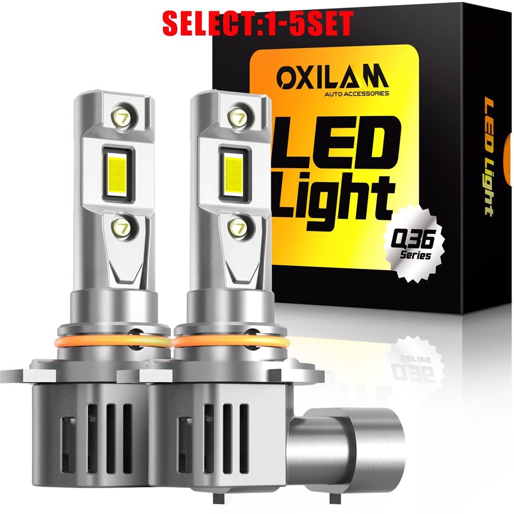 White 6500K 9012 HIR2 LED Headlight Bulbs Ultra Bright High Low Beam 100W 2-10X