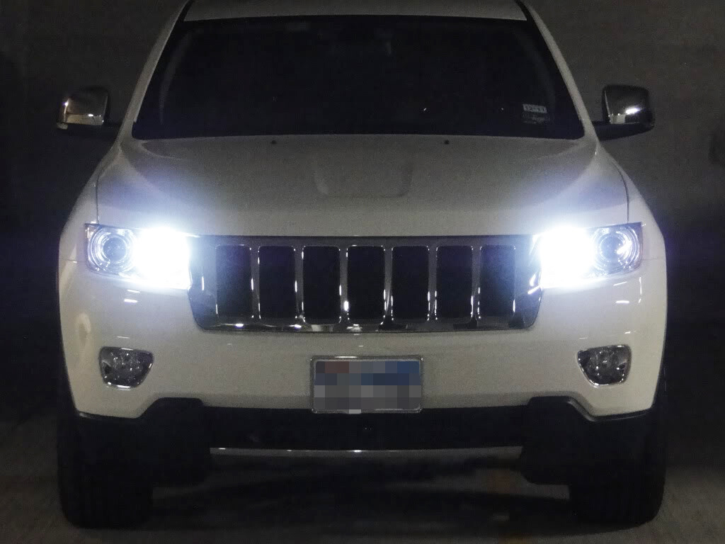 6000K Xenon White 16-SMD H15 High Power 80W LED DRL Daytime Running Light Bulbs