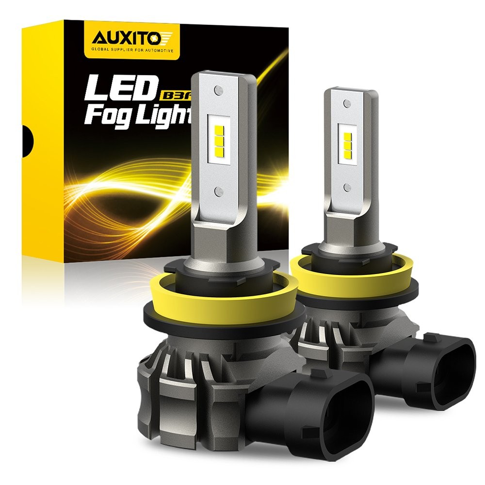 H8 H9 AUXITO LED White Fog Light Bulbs Daytime Running Light DRL 2400LM Canbus