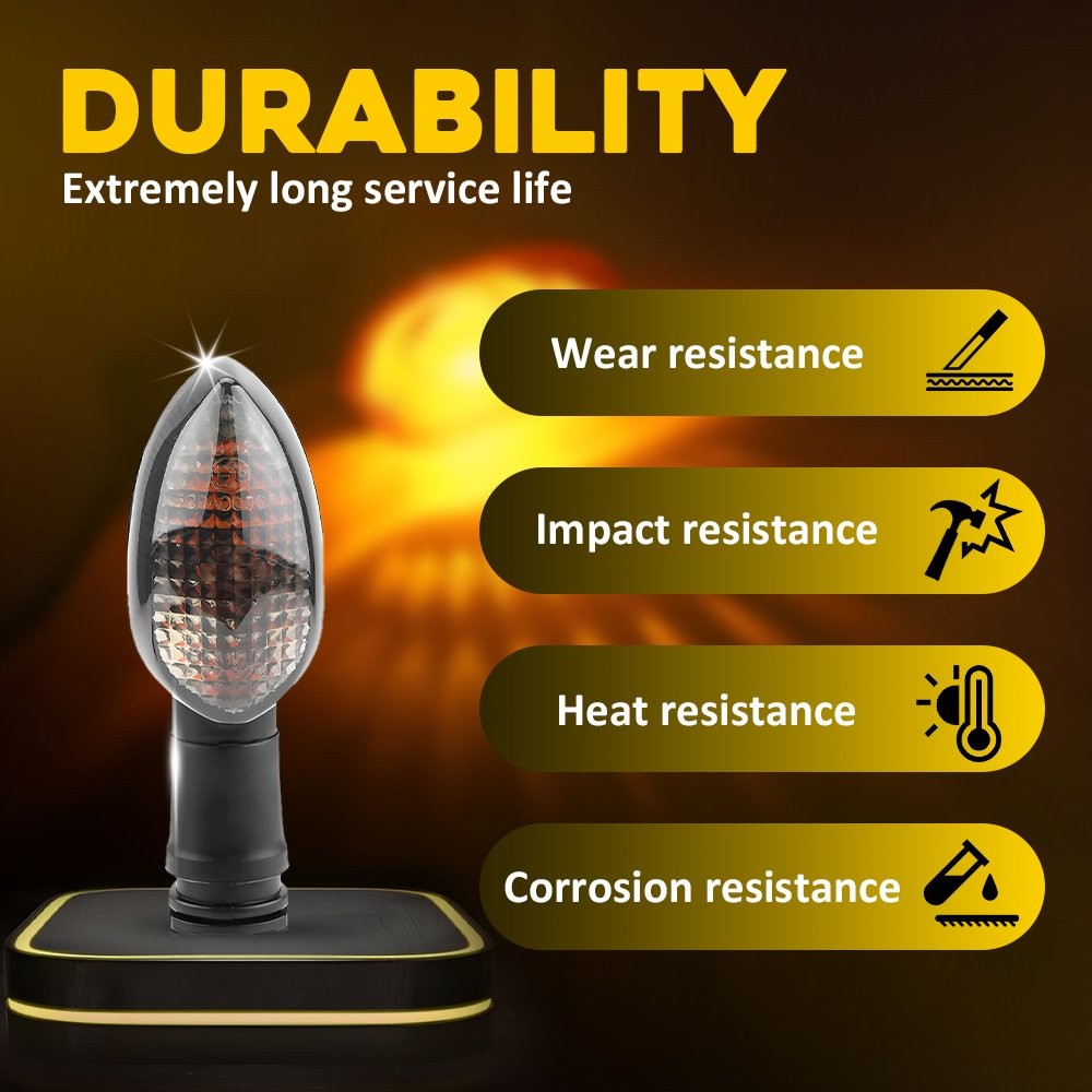 2-20 Front/Rear Turn Signal Light Indicator Lamp For YAMAHA YZF R25 R3 R15 R1 PU