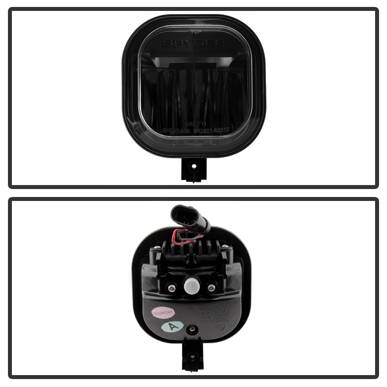 [LED CREE] 1999-2016 Ford Super Duty 2001-2005 Excursion [Superflux] Fog Lights