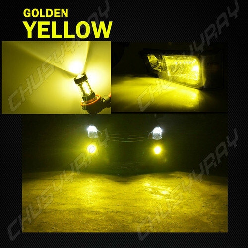 White/Yellow LED Bulbs For 2012-2017 Hyundai Veloster Headlight Fog Light Kit 6X