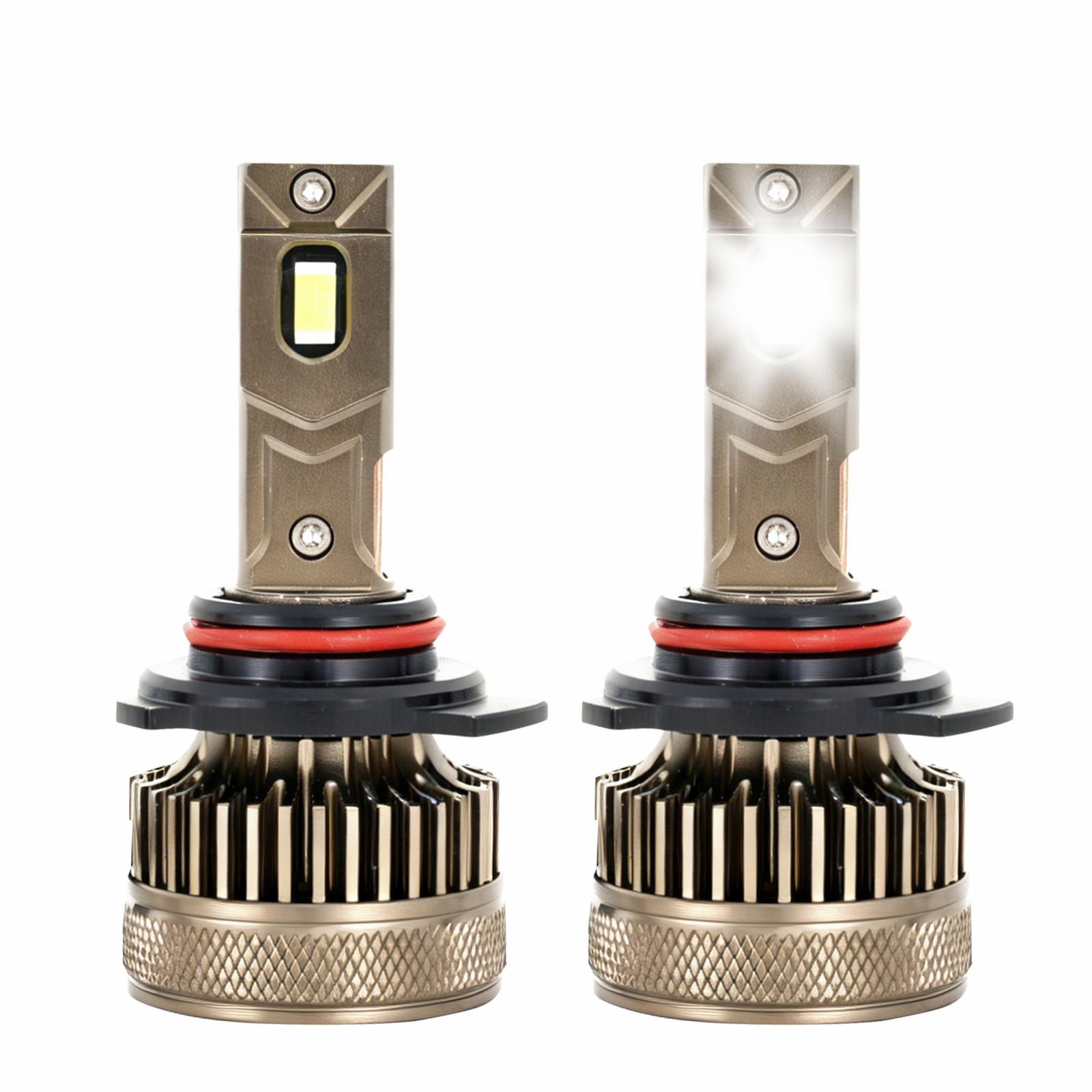 VLAND NEW 9005 LED Headlight Super Bright Bulbs Kit Set 6500K Low High Beam