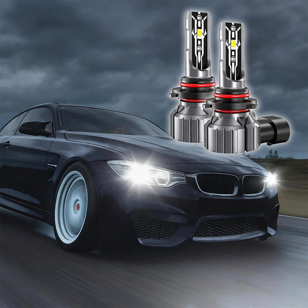 9006 LED Headlight Bulb Conversion Kit Low Beam White Super Bright 6500K 2PCS