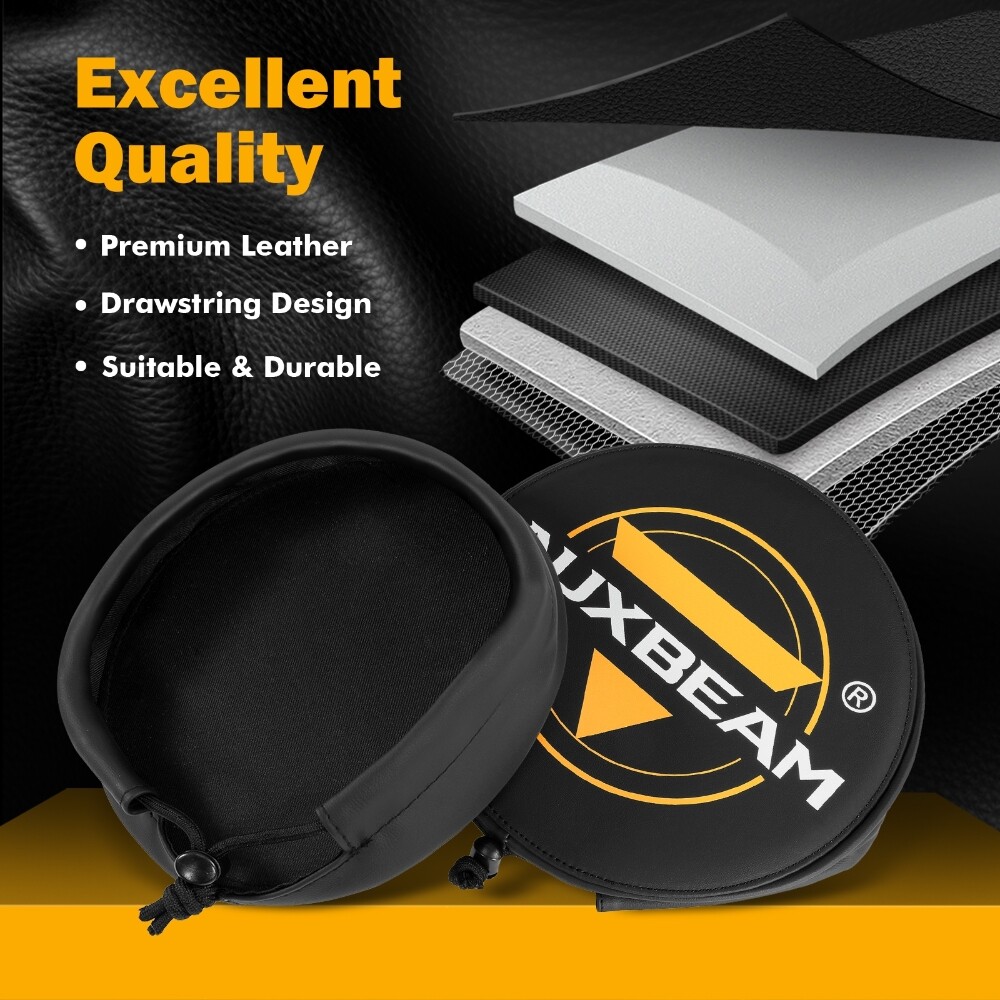 AUXBEAM 360-PRO Round 7″/ 9″ 720W LED Work Light Bar Offroad Driving w/ Covers