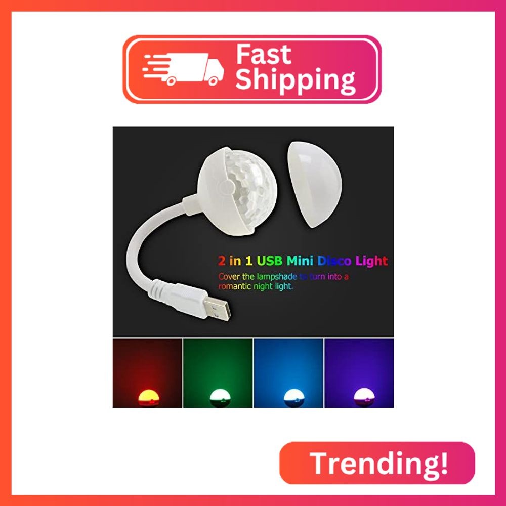 Star Car Roof Light, 360° Adjustable Star Night Light with 6 Light Combinations
