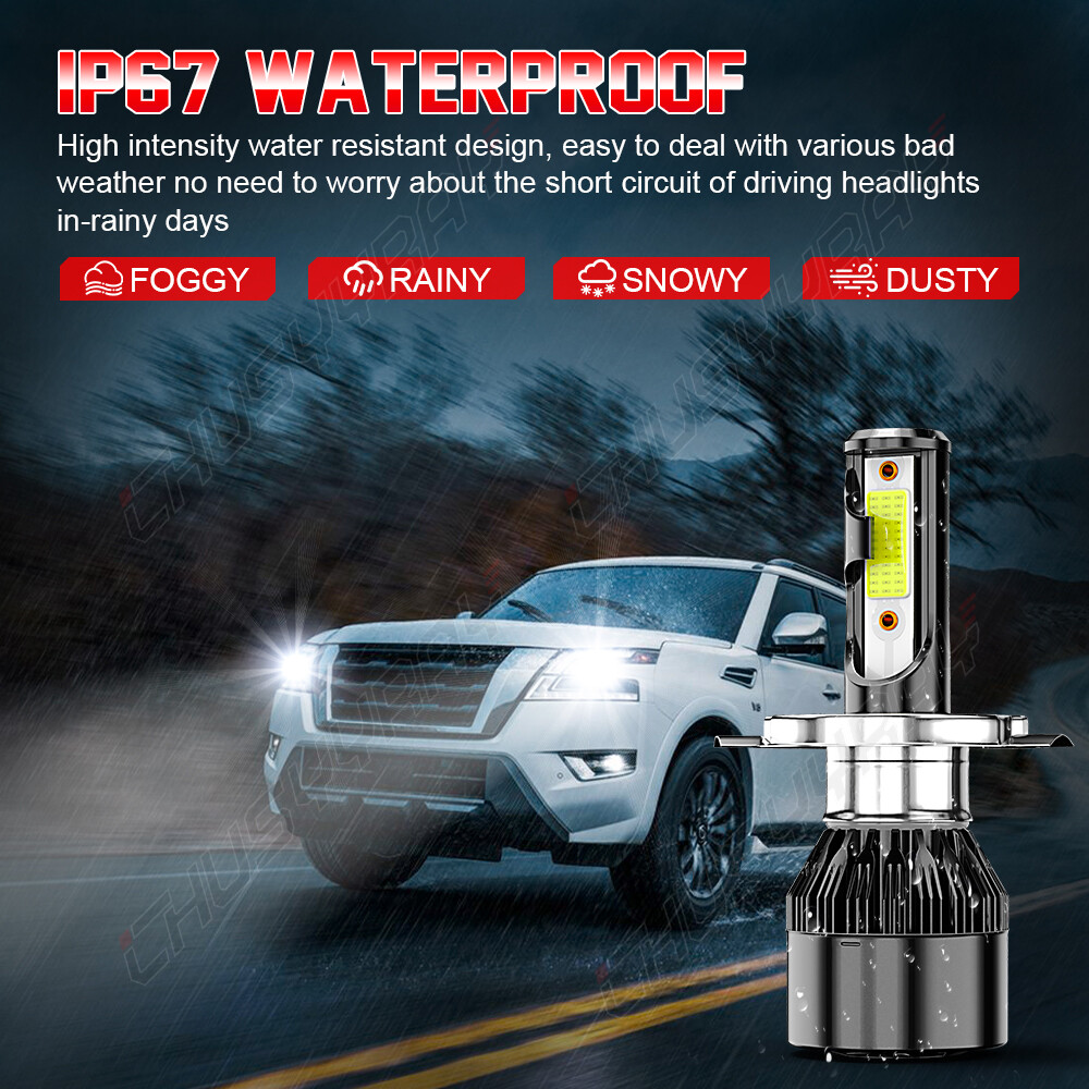 For Toyota 4Runner 1999-2002 6000K LED Headlight High Low + Fog Lights Bulbs 4pc