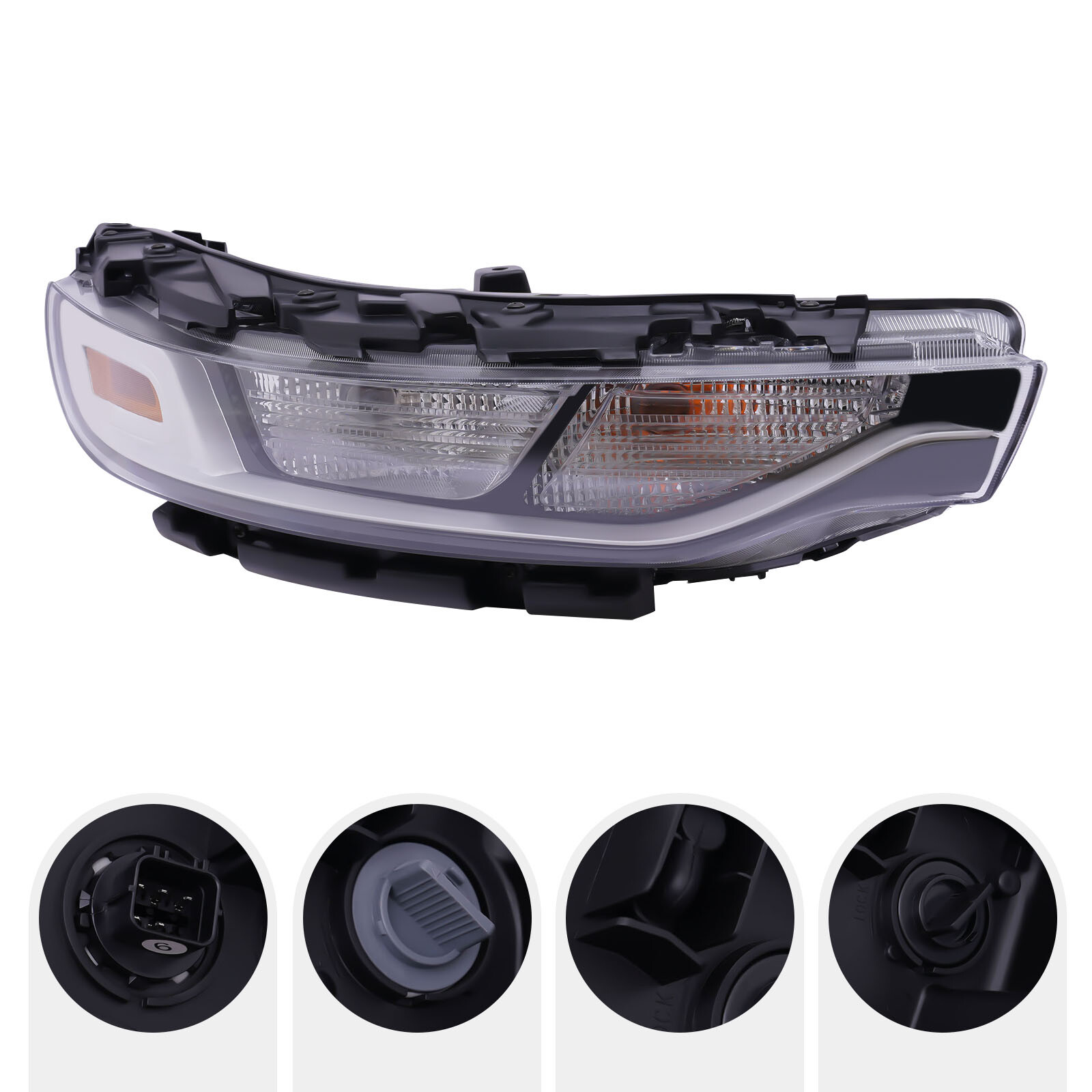 For Kia Soul 2020 2021 Daytime Running Light Assembly Passenger Side Halogen RH