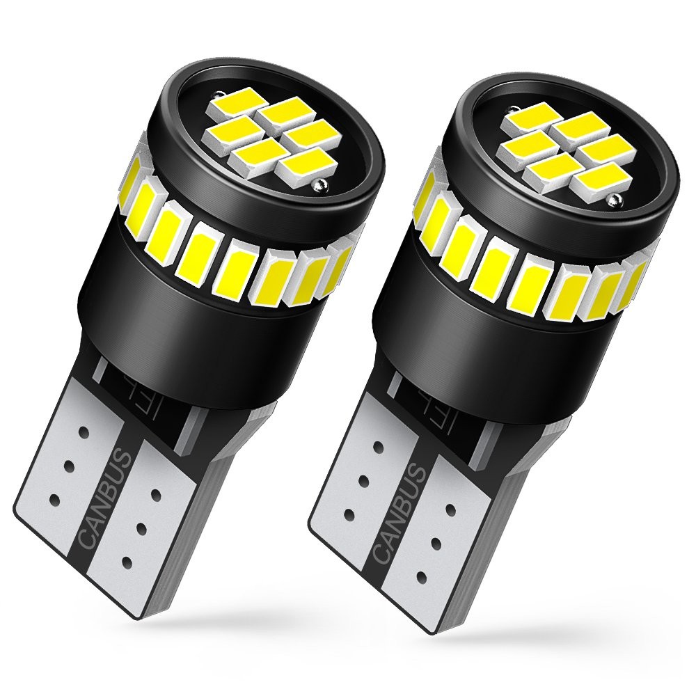 CAR T10 LED License Plate Light Bulbs 6000K Super Bright White 168 2825 194 J
