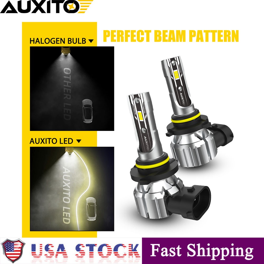 AUXITO 9006 LED Headlight Bulbs Low Beam Conversion Kit 50W 20000LM 6500K White