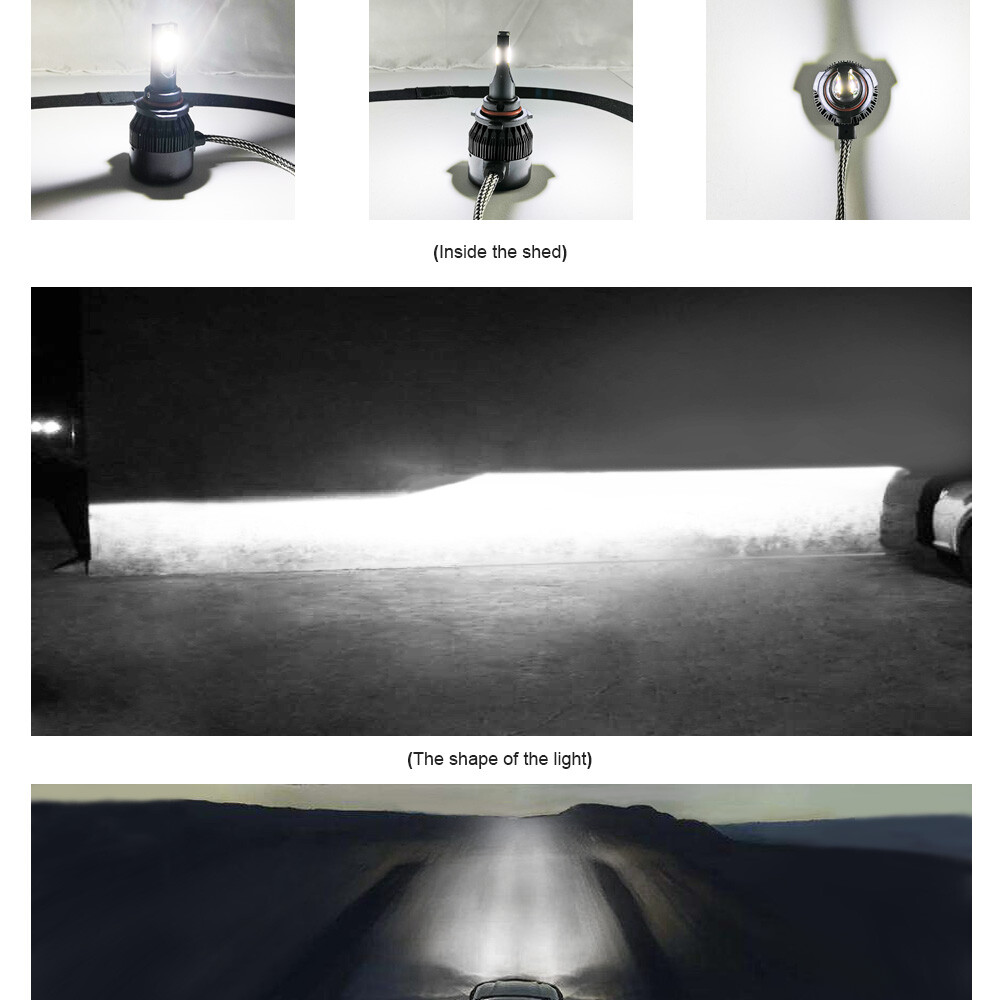For Freightliner Coronado 03-18 – Front LED Headlight Hi/Lo+Fog Light Bulbs Kit