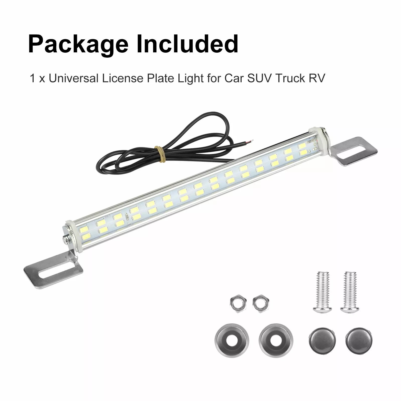 License Plate LED Light Extremely Bright Assembly for Trailer UTV ATV Truck Boat