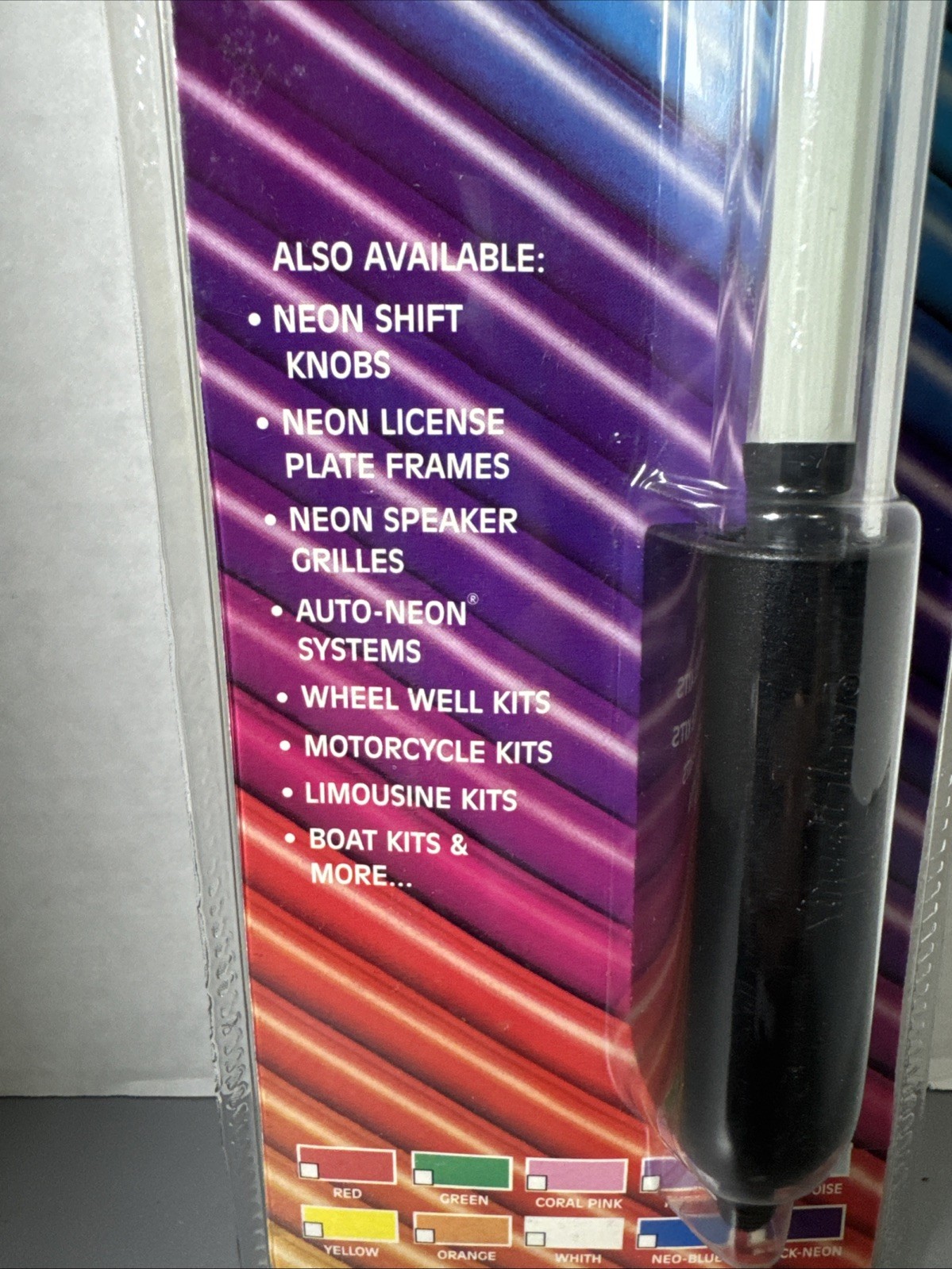 Street Glow 20” Turqoise Neon Accent Kit Tube With Built In Transformer New