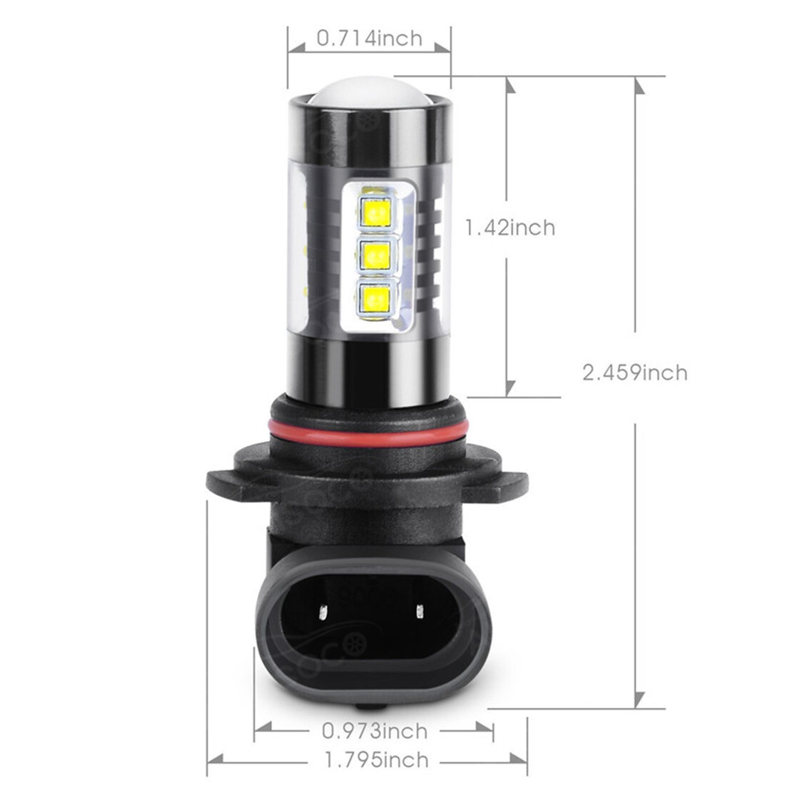 For 2004-2014 Ford F-150 LED Front Lamp Fog Light Bulbs 5 Years Warranty