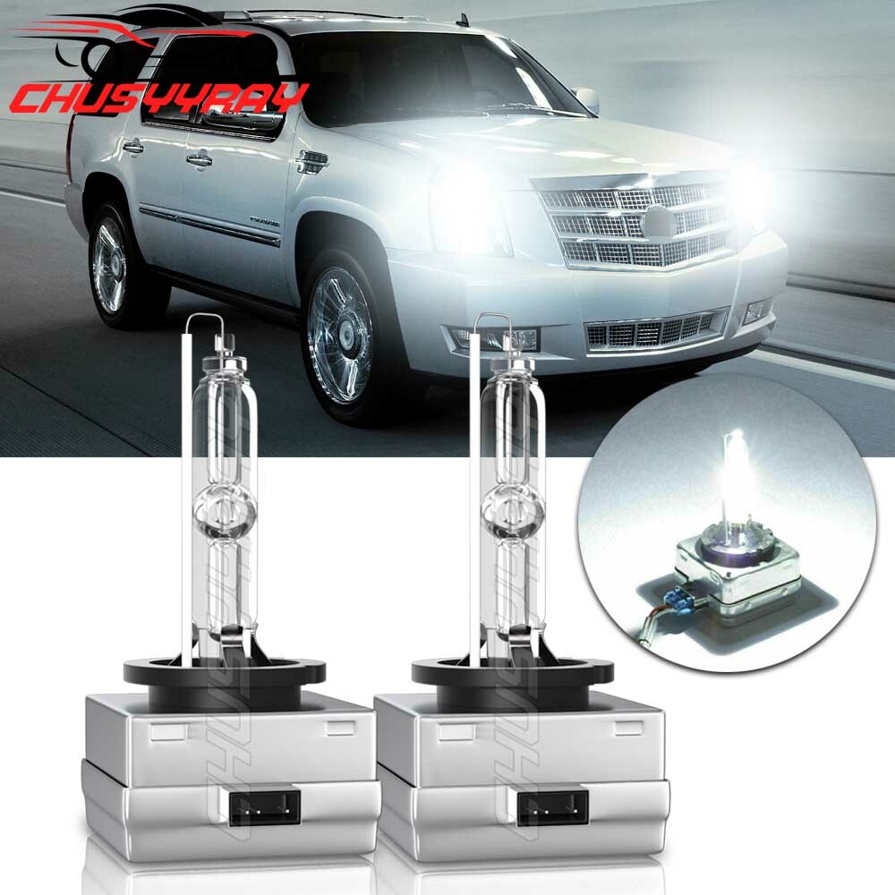 For Cadillac Escalade 2003-2005 2006 Stock Fit HID Headlight Bulbs Low Beam 2pcs