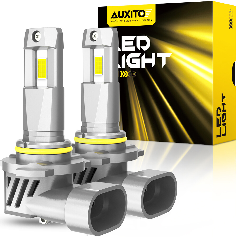 AUXITO Combo White 6500K LED Headlight Kit 9005 H11 Bulbs High + Low Beam New