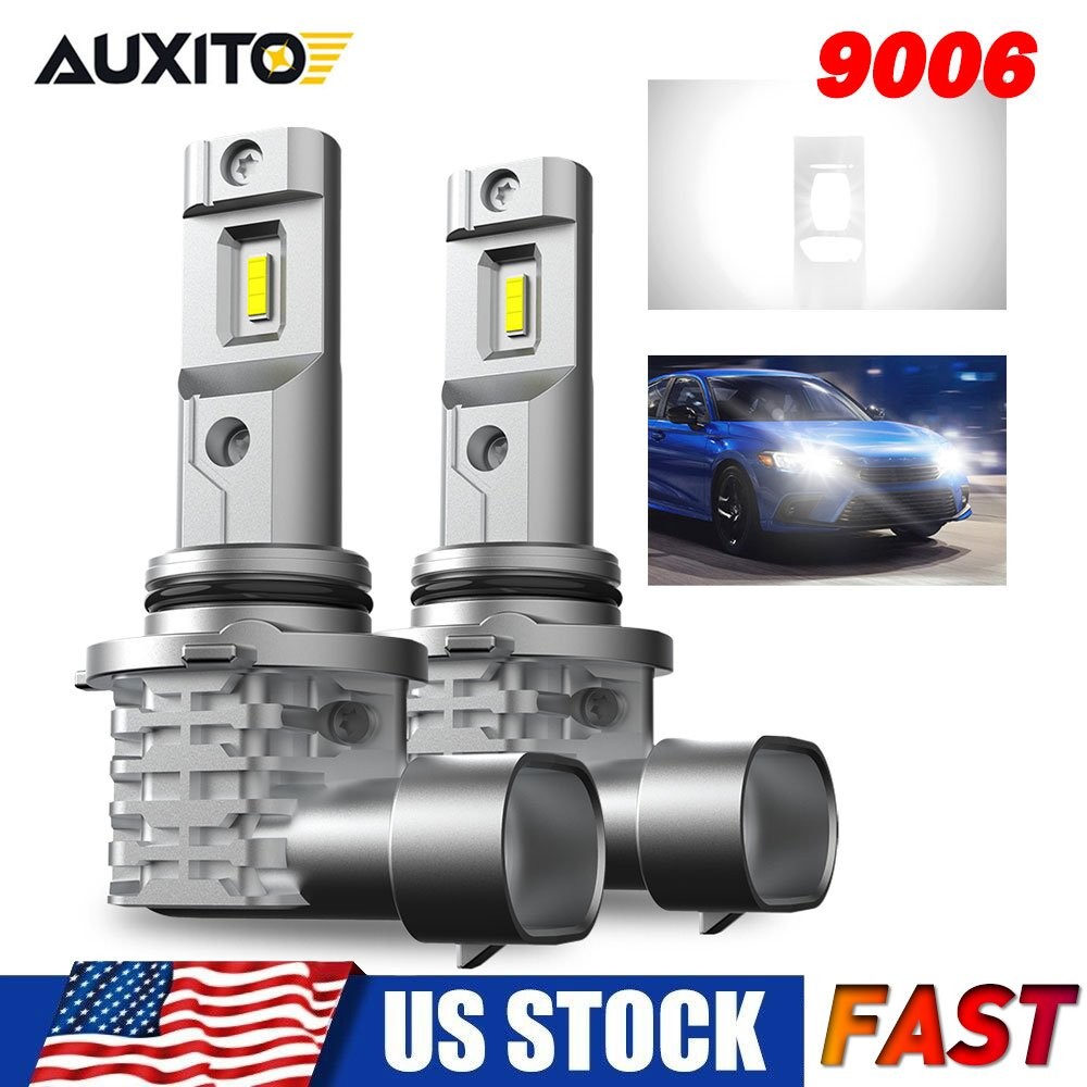 9006 LED Headlight Kit High Low Beam Bulbs Super Bright 6500K White 20000LM EAG
