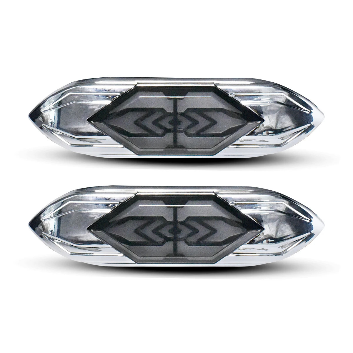 2xCar Side Marker Lights 12V24V LED Indicator Flowing Turn Signal Lamp Truck Van