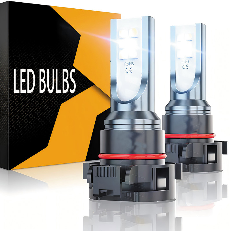 White 15-SMD High Power LED Daytime Running Light Bulbs For 2017-up Jeep Compass
