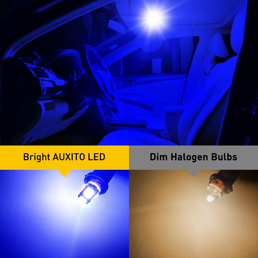 T10 LED Interior Light Bulbs Super Bright Canbus Anti Hyper Flash Blue 10-100x